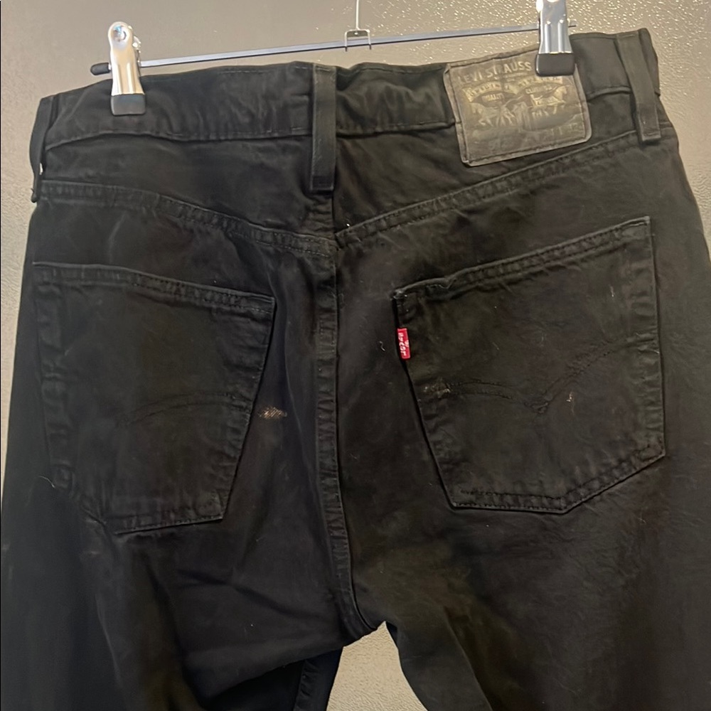 Men's Black Jeans Levis 512